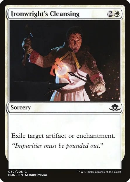 Ironwright's Cleansing, Magic card EMN 32 — Eldritch Moon set
