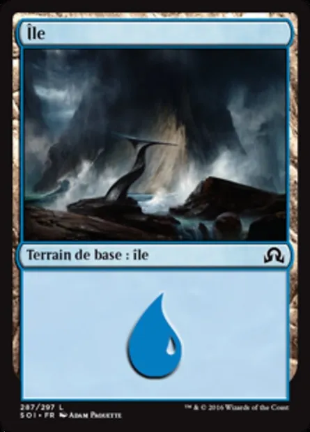 Île, carte Magic SOI 287 — extension Ténèbres sur Innistrad