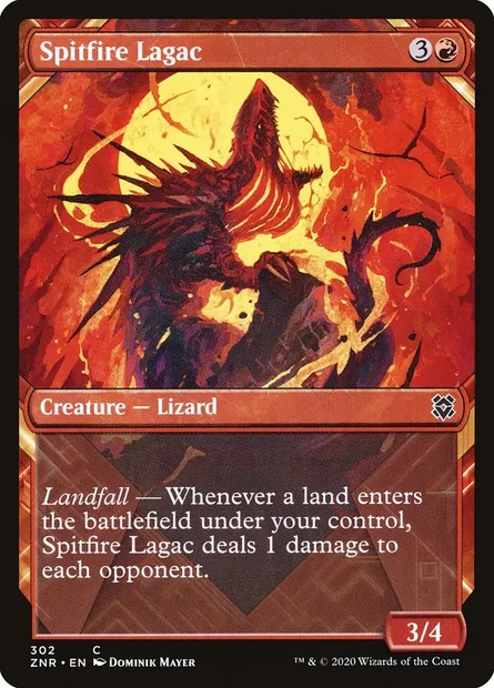 Spitfire Lagac, Magic card ZNR 302 — Zendikar Rising set
