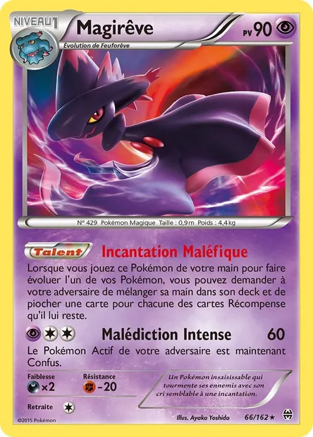 Magirêve, carte Pokémon BKT 66 — extension Impulsion Turbo