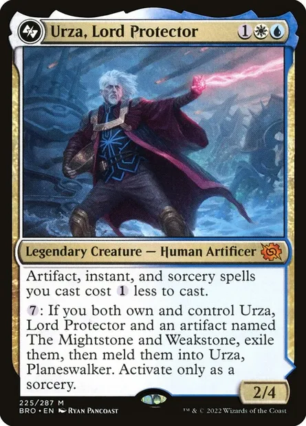 Urza, Lord Protector, Magic card BRO 225 — The Brothers' War set