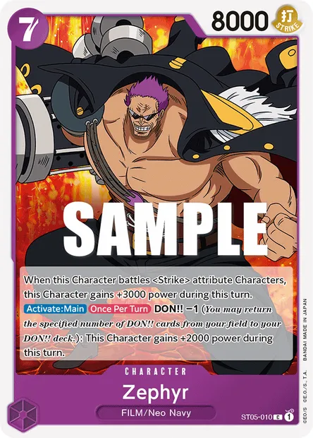 Z, carte One Piece ST05-010 — extension ONE PIECE FILM edition