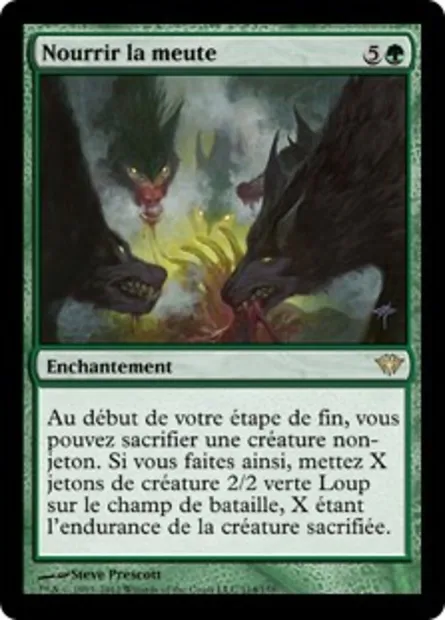 Nourrir la meute, carte Magic DKA 114 — extension Obscure Ascension