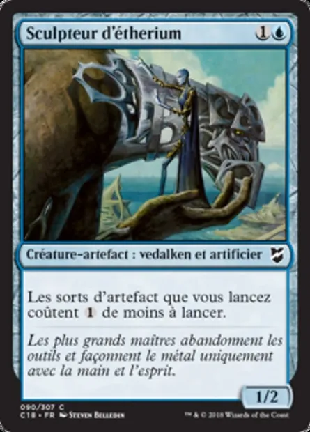 Sculpteur d'étherium, carte Magic C18 90 — extension Commander 2018
