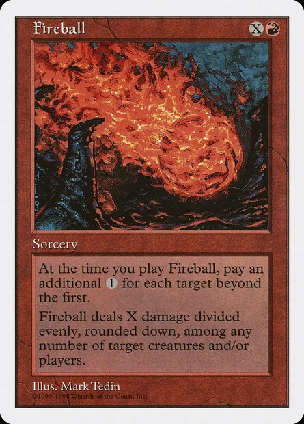 Fireball, Magic card ATH 29 — Anthologies set