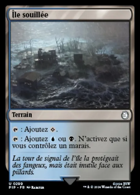 Île souillée, carte Magic PIP 299 — extension Fallout