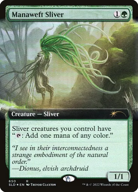 Manaweft Sliver, Magic card SLD 650 — Secret Lair Drop set