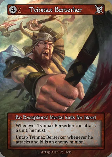 Tvinnax Berserker, carte Sorcery BET 174 — extension Beta