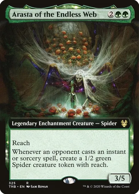 Arasta of the Endless Web, Magic card THB 325 — Theros Beyond Death set