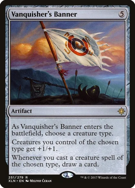 Vanquisher's Banner, Magic card XLN 251 — Ixalan set