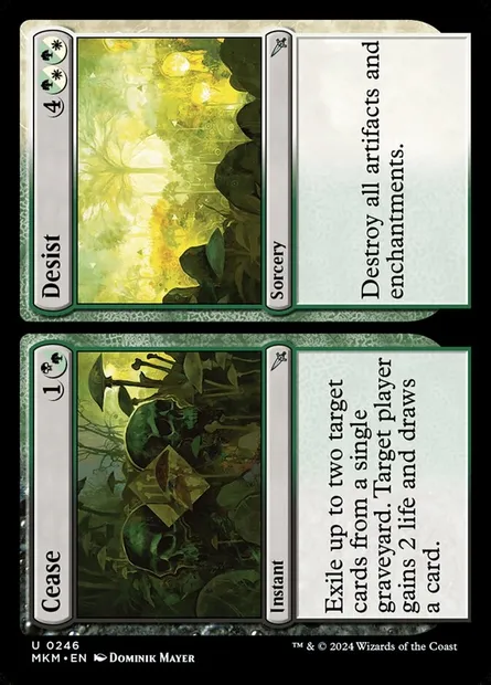 Cease // Desist, Magic card MKM 246 — Murders at Karlov Manor set