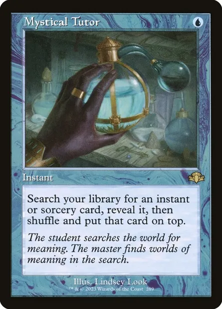 Mystical Tutor, Magic card DMR 289 — Dominaria Remastered set