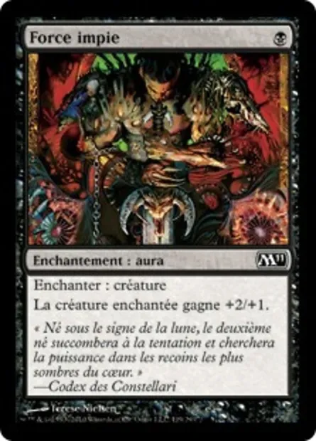 Force impie, carte Magic M11 119 — extension Magic 2011
