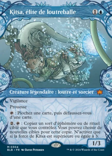 Kitsa, élite de loutreballe, carte Magic BLB 304 — extension Bloomburrow