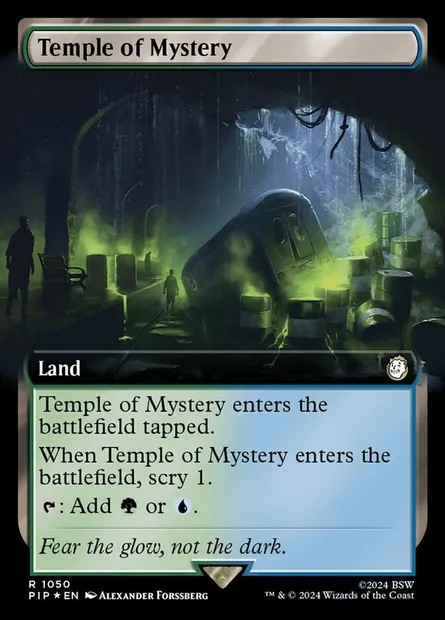 Temple of Mystery, Magic card PIP 1050 — Fallout set