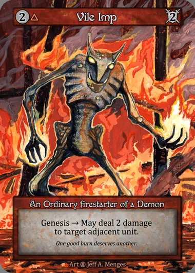 Vile Imp, carte Sorcery BET 179 — extension Beta