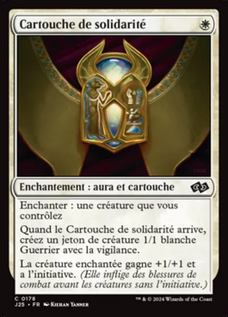 Cartouche de solidarité, carte Magic J25 178 — extension Foundations Jumpstart