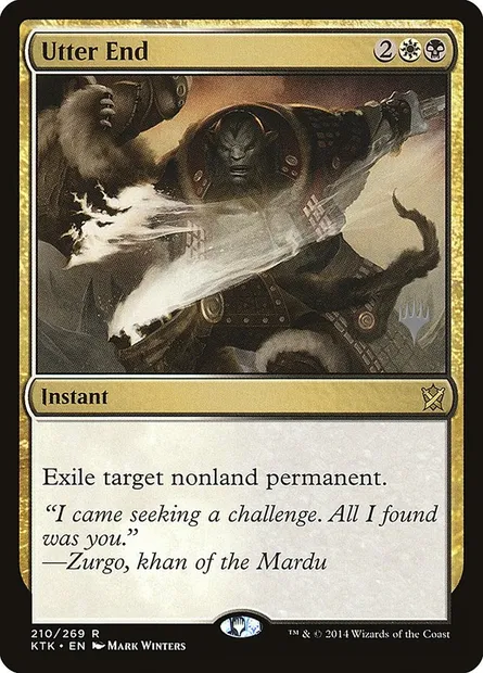 Destruction totale, carte Magic PKTK 210p — extension Khans of Tarkir Promos