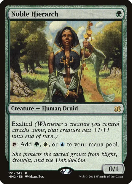 Noble Hierarch, Magic card MM2 151 — Modern Masters 2015 set