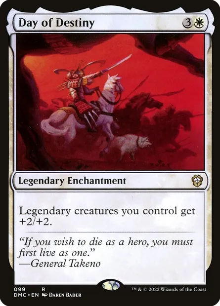 Day of Destiny, Magic card DMC 99 — Dominaria United Commander set