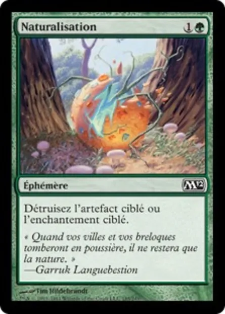 Naturalisation, carte Magic M12 185 — extension Magic 2012