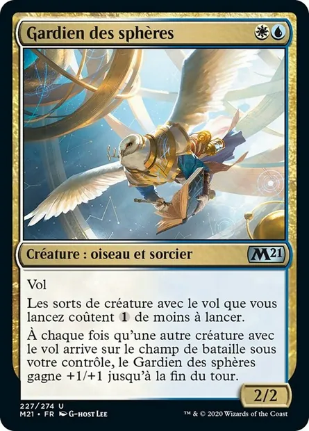 Gardien des sphères, carte Magic M21 227 — extension Core Set 2021