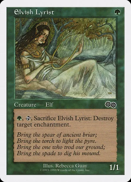 Elvish Lyrist, Magic card BRB 23 — Battle Royale Box Set set