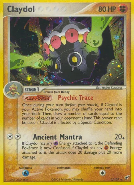 Claydol, Pokémon card DX 5 — Deoxys set