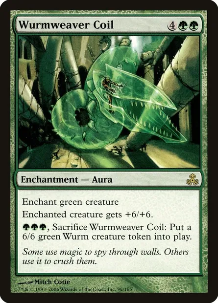 Wurmweaver Coil, Magic card GPT 99 — Guildpact set