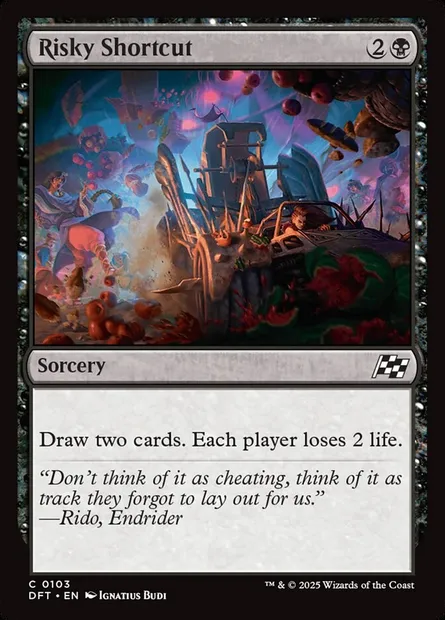 Risky Shortcut, Magic card DFT 103 — Aetherdrift set