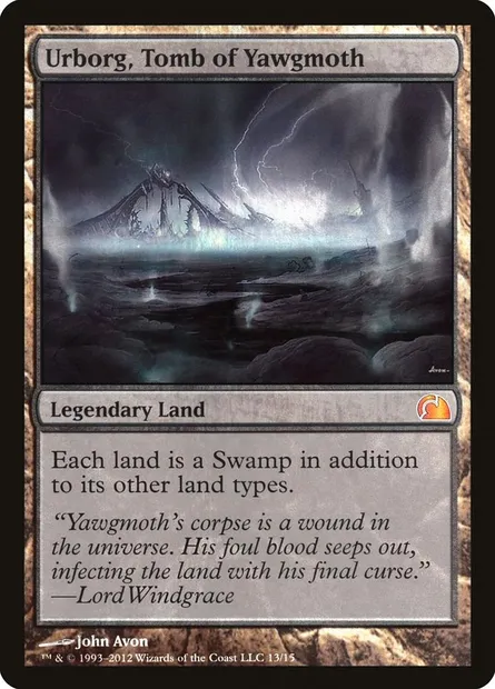 Urborg, tombe de Yaugzebul, carte Magic V12 13 — extension From the Vault: Realms