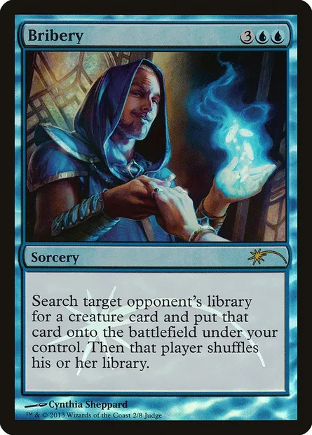 Bribery, Magic card J13 2 — Judge Gift Cards 2013 set