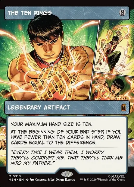 The Ten Rings, Magic card MSH 313 — Marvel Super Heroes set