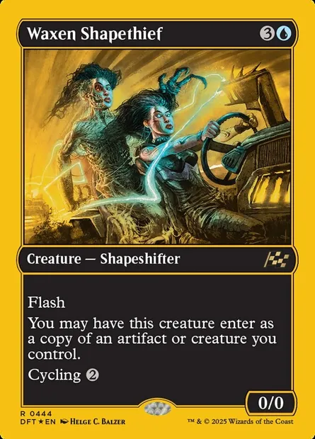 Waxen Shapethief, Magic card DFT 444 — Aetherdrift set