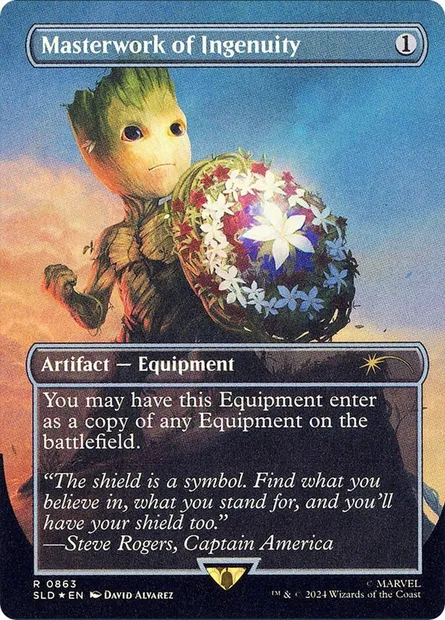 Chef-d'œuvre d'ingéniosité, carte Magic SLD 863 — extension Secret Lair Drop