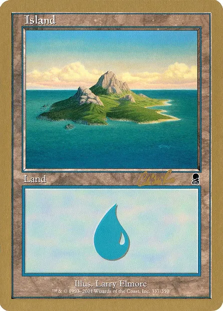 Île, carte Magic WC02 cr337b — extension World Championship Decks 2002