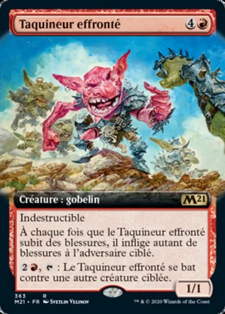 Taquineur effronté, carte Magic M21 363 — extension Core Set 2021