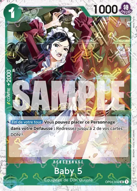 Baby 5, carte One Piece OP04-032 — extension KINGDOMS OF INTRIGUE