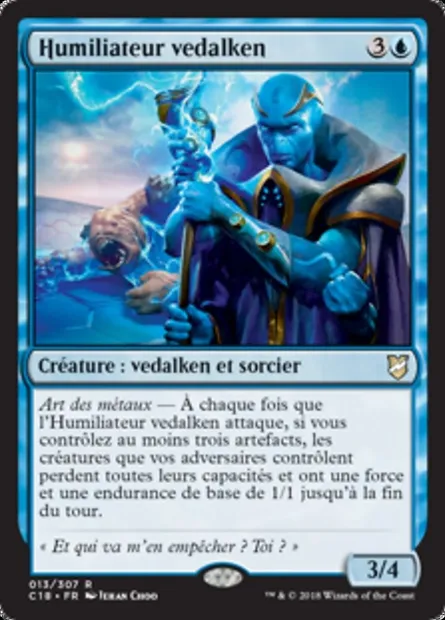 Humiliateur vedalken, carte Magic C18 13 — extension Commander 2018