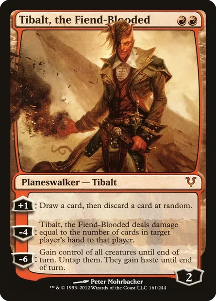 Tibalt, the Fiend-Blooded, Magic card AVR 161 — Avacyn Restored set