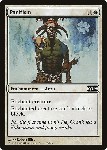 Pacifism, Magic card M14 25 — Magic 2014 set