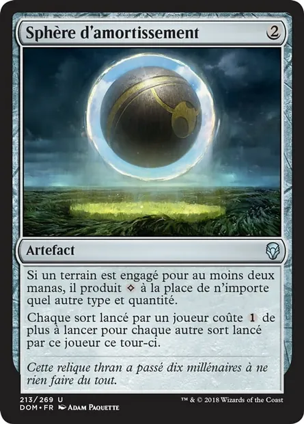 Sphère d'amortissement, carte Magic DOM 213 — extension Dominaria
