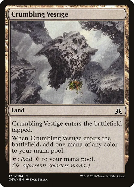 Crumbling Vestige, Magic card OGW 170 — Oath of the Gatewatch set