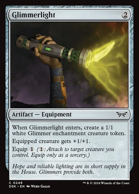 Glimmerlight, Magic card DSK 249 — Duskmourn: House of Horror set