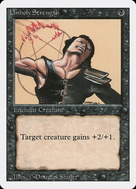 Force impie, carte Magic 3ED 133 — extension Revised Edition