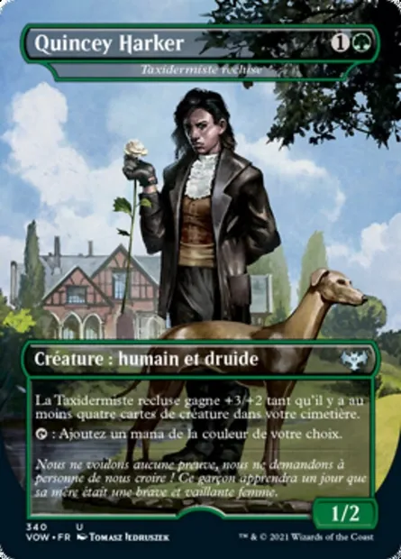 Taxidermiste recluse, carte Magic VOW 340 — extension Innistrad : noce écarlate