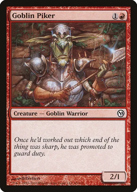 Goblin Piker, Magic card DPA 45 — Duels of the Planeswalkers set