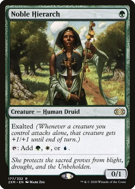 Noble Hierarch, Magic card 2XM 177 — Double Masters set