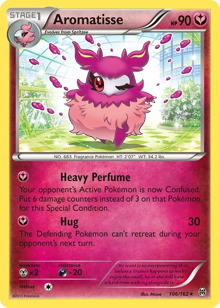 Aromatisse, Pokémon card BKT 106 — BREAKthrough set