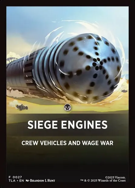 Siege Engines, carte Magic JTLA 27 — extension Avatar: The Last Airbender Jumpstart Front Cards